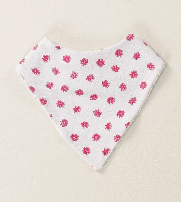 Babador Bandana Atoalhado Flor Flor