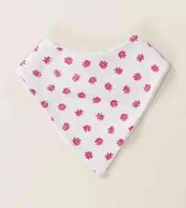 Babador Bandana Atoalhado Flor Flor