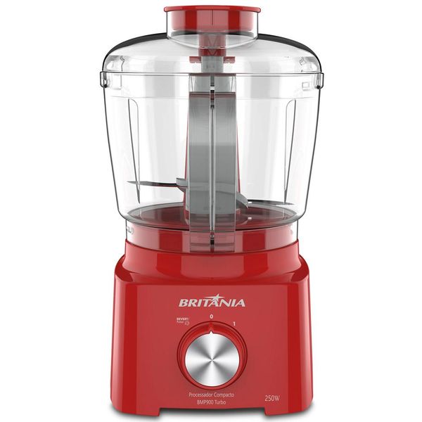 Processador Britânia Compacto BMP900V Vermelho 127V
