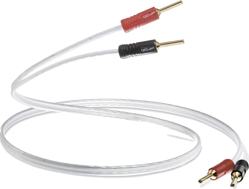 Cabo de Caixa Acústica QED XT25 Pré-Terminado com Conectores Banana 2 Metros