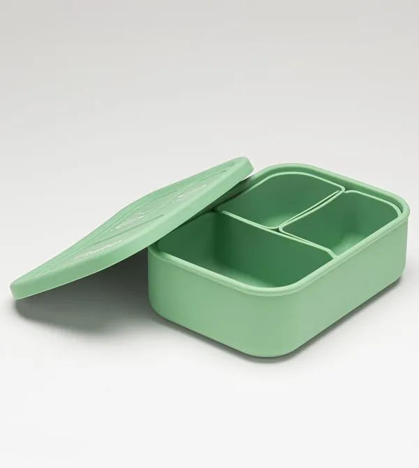 Lancheira Bento Box Silicone Verde Twibex Verde
