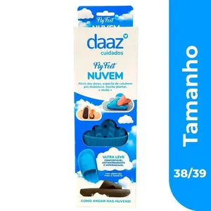 Sandália Nuvem Ortopédica Daaz Azul 38/39