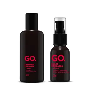 Kit GO Lúpulo Óleo de Barba 25ml + Shampoo de Barba 140ml