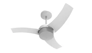 Ventilador de Teto 127V 90cm com Controle Remoto Branco Wave Aliseu