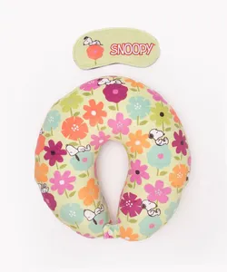 apoio de pescoço com tapa olhos snoopy multicor Único