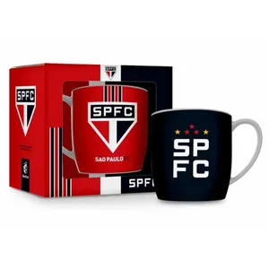 Caneca Urban Times São Paulo Porcelana 360ml - Brasfoot