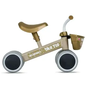 Bicicleta De Equilíbrio TK3 Track Kit Kat Até 20kg Bege (MP)