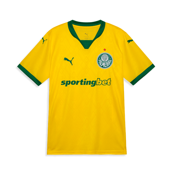 Camisa Palmeiras Puma III 25/26 Torcedor -Amarelo - G