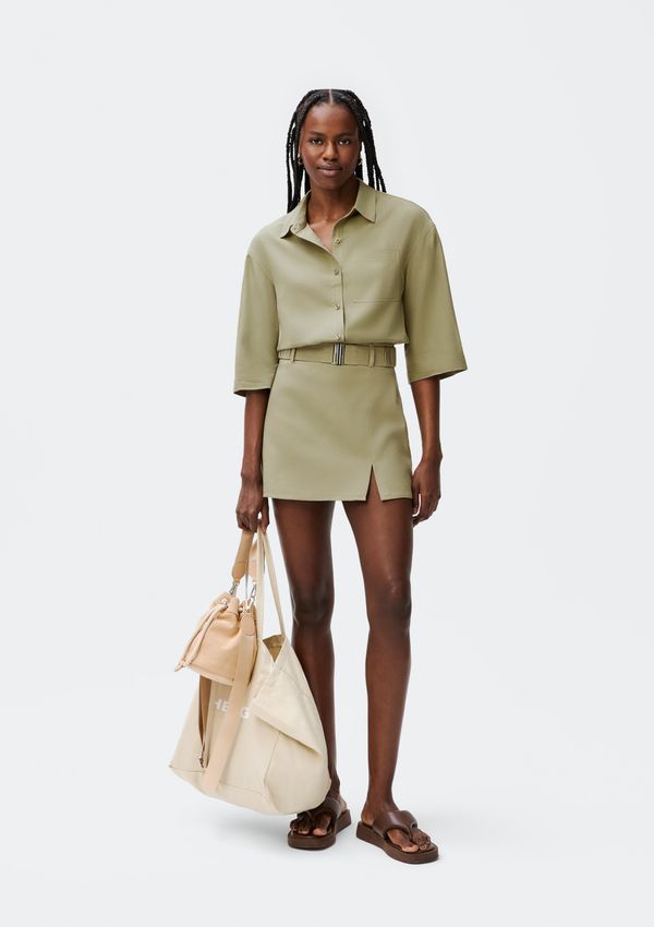 Shorts Saia Com Cinto - Verde 036