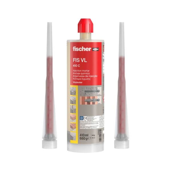 Chumbador Químico Bicomponente Carga Alta FIS VL Fischer Chumbador Químico Bicomponente Carga Alta FIS VL 410ml