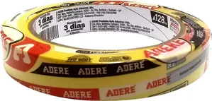 Fita crepe automotiva 18 mm x 40 m amarela alta performance A128RA ADERE