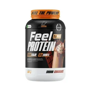 Whey Protein 900g Feel High Protein Stevia Chocolate Feel Good