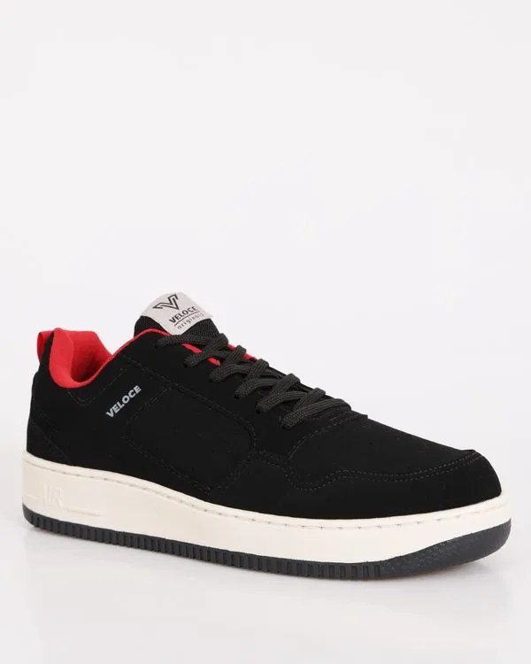 Tênis Masculino Casual Veloce Camurça Preto 38