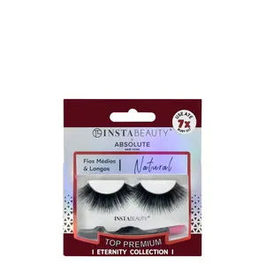 Cílios Postiços Curto Absolute New York Istabeauty Ruby 017 Preto 1 Par 017