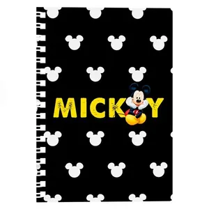 Caderno Universitário Mickey Orelhas 10 Matérias Capa Dura Preto e Branco 160 Páginas 707010216 - Culturama