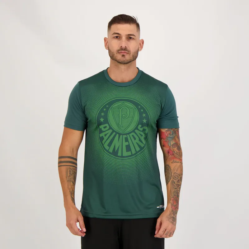 Camisa Palmeiras Circles 1914 Verde Escuro