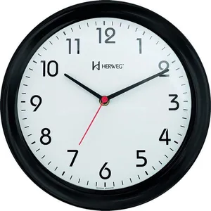 Relógio De Parede Quartz 28 Cm Preto - Preto