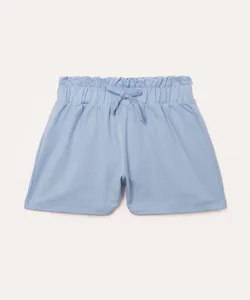 short infantil clochard glitter azul 12