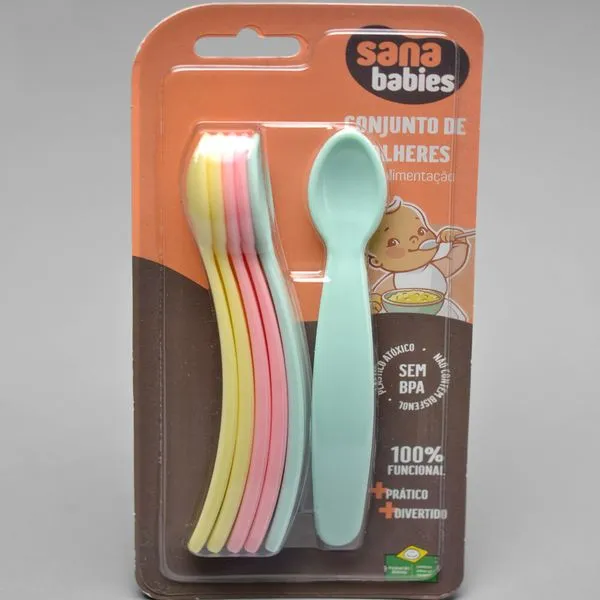 Kit Colheres com 6 unidades - Sana Babies Ref. 1006 Ref. 1006