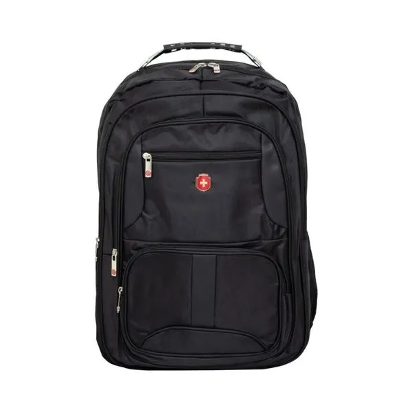 Mochila Executiva Swissland Em Poliéster 22" 56cm Preto (MP)