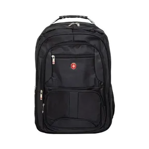 Mochila Executiva Swissland Em Poliéster 22" 56cm Preto (MP)