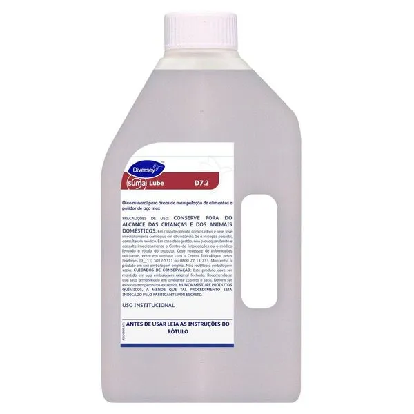Polidor de Metais em Óleo Mineral Diversey Suma Lube D7.2 BB Br384013 2L (MP)