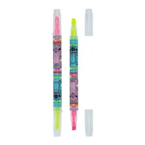 Marcador de Texto Fluorescente 2 Pontas Stitch Disney Molin