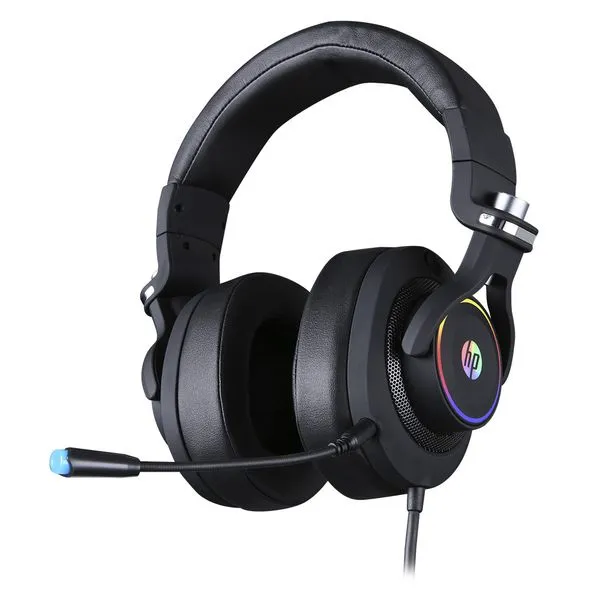 Fone Com Microfone Game Stereo 1 P2+Usb (H500) Preto - Hp