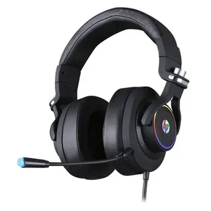 Fone Com Microfone Game Stereo 1 P2+Usb (H500) Preto - Hp