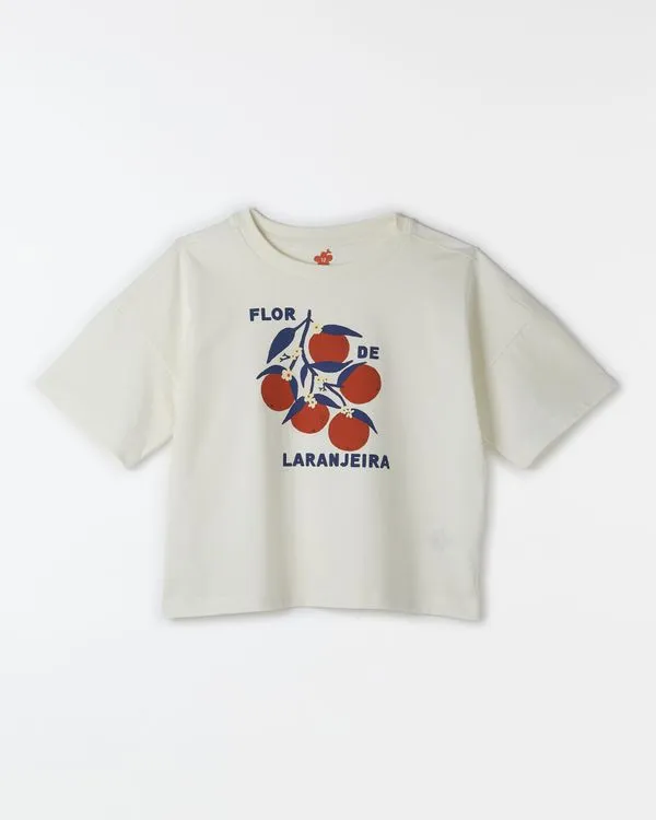 Camiseta Silk Flor De Laranjeira Off White - 8