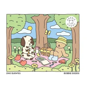 Livro de colorir oficial Bobbie Goods: Edição Oficial - Dias quentes (Spring Summer)
