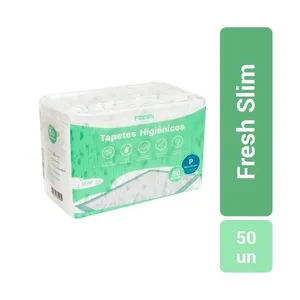 Tapete Higiênico para Cães Pads Slim Tamanho P 60X55cm Fresh 30Un