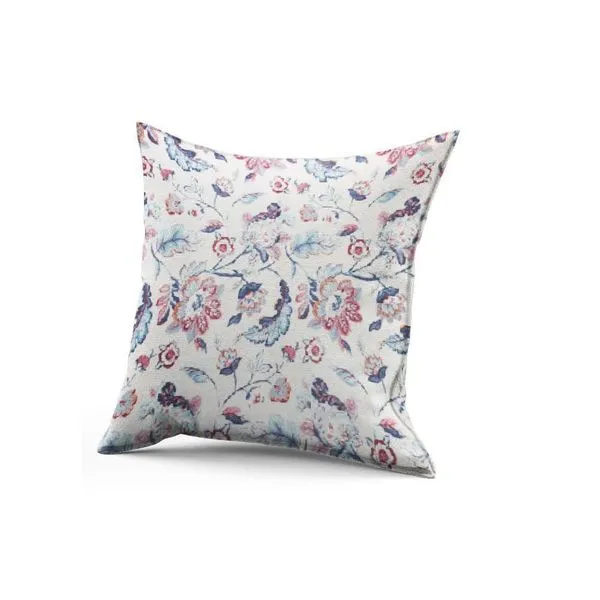 Kit 03 Almofadas Decorativa Quadrada Lih 45x45cm Cheia Com Enchimento Estampa Ah12 Flores