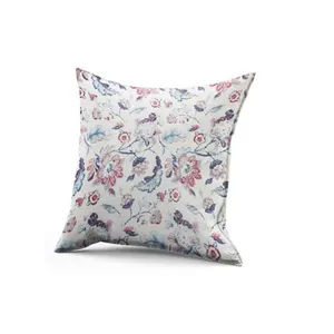 Kit 03 Almofadas Decorativa Quadrada Lih 45x45cm Cheia Com Enchimento Estampa Ah12 Flores