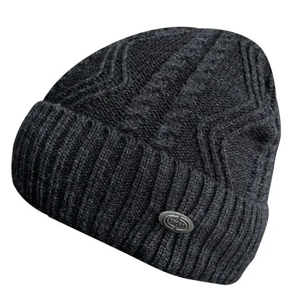 Touca Gorro Adulto Peluciada Cinza Escuro Tamanho único