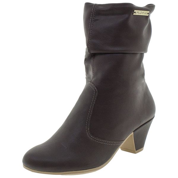 Bota Infantil Feminina Pink Cats - W9633 CAFÉ 36