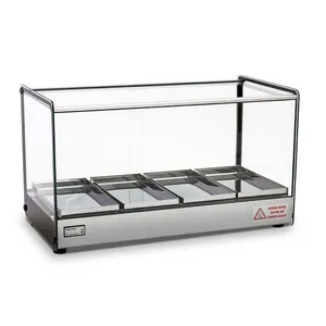 Estufa Quadrada Evr 4 Bandejas Titã Evr Reta Com Led 4b Cinza 220V
