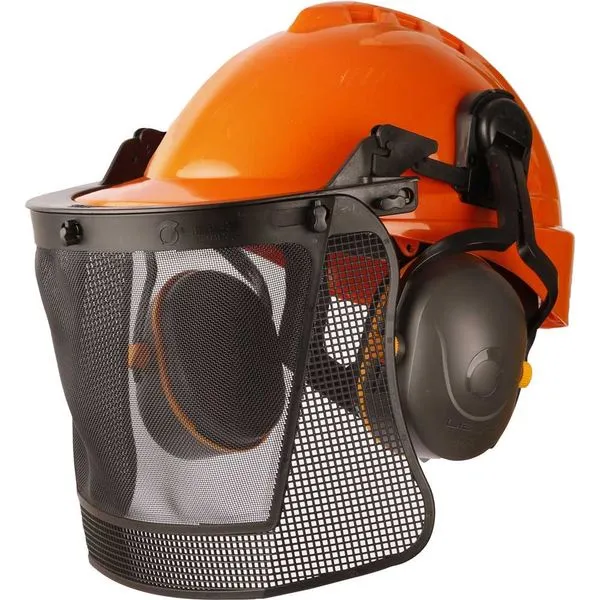 Capacete com proteção facial e abafador de ruído 902461 LIBUS