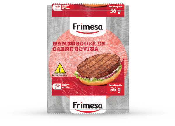 Hambúrguer Frimesa Bovino 56g
