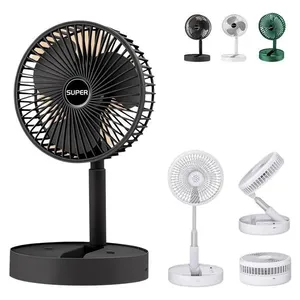Ventilador de Mesa Dobrável Mini Circulador de Ar Telescópico Usb Portátil Ajustável com Suporte para Celular Yeet Ventilador de Mesa Dobrável Telescópico Usb Portátil com Suporte para Celular Yeet
