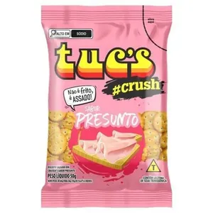 Biscoito Tucs Din Cracker Crush 50 g Presunto BISCOITO TUCS DIN CRACKER CRUSH 50G PRES