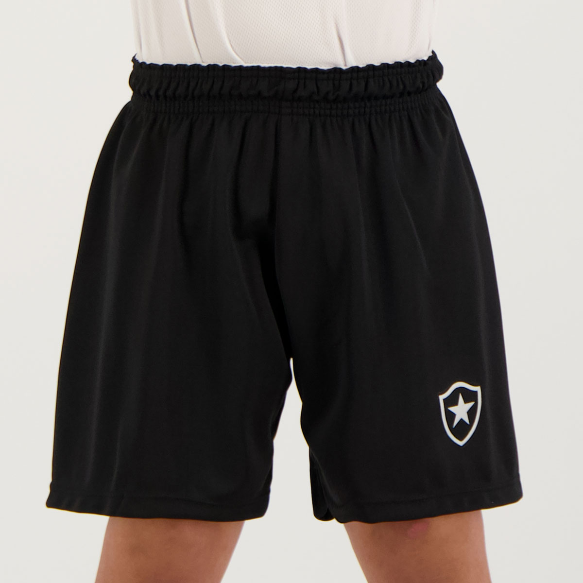 Bermuda Botafogo Flash Juvenil Preta