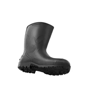 Bota de PVC Cano Curto Preta com Forro AcquaLev - BRACOL 43