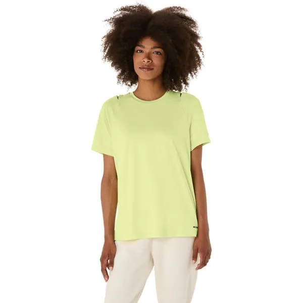 Camiseta ASICS Actibreeze Jacquard - Feminino - Amarelo - tam: PP