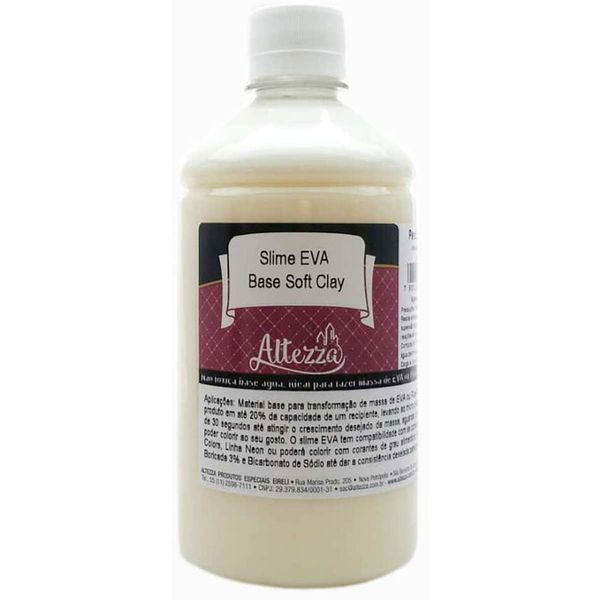 Base para Slime - 500 Gramas - Slime EVA - Base Soft Clay - Reval