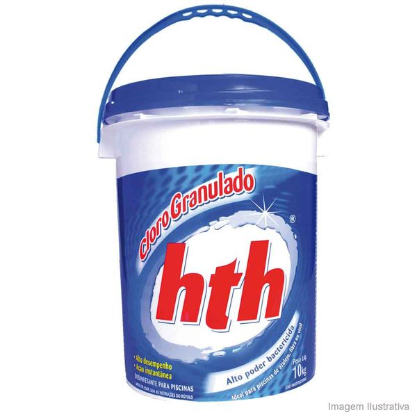 Cloro para piscina granulado 10Kg HTH