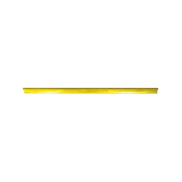 Porta Etiqueta Simples Amarelo 90cm Com Acrílico New Plus/plus - Sa Gôndolas