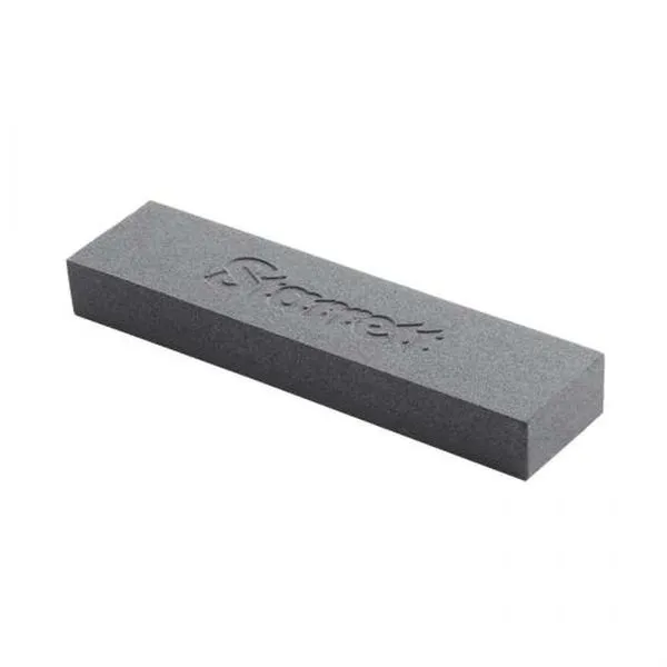 Pedra de Afiar Dupla Granulação 20cm para Facas e Tesouras com Lados 120 e 320 para Desbaste e Acabamento Starrett Pedra de Afiar Dupla Granulação 20cm com Lados 120 e 320 para Desbaste e Acabamento Starrett