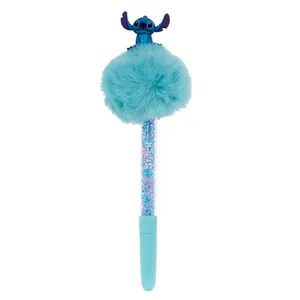 Caneta Fofa Pompom Stitch Disney Azul Original - Molin