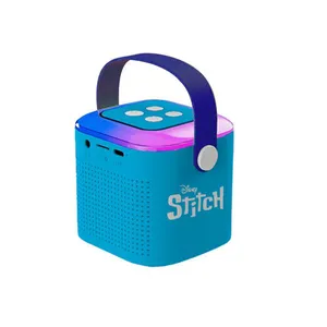 Karaokê Bluetooth - Disney - Stitch - Bateria Recarregável - Candide